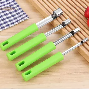 TRTR 1 Chiếc Thép Không Gỉ Trái Cây Corer Đỏ Ngày Anh Đào Lê Corer Hạt Giống Trái Cây Loại Bỏ Lõi Máy Thái Trái Cây Rau Dụng Cụ VN