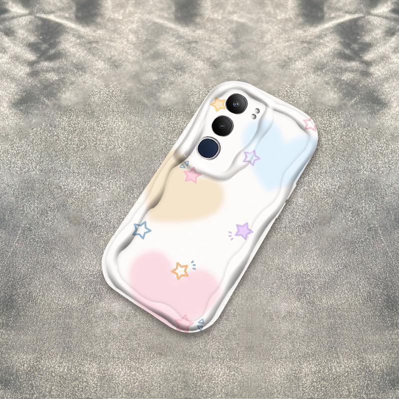 Thích hợp cho điện thoại thông minh VIVO Y19S Pro Y29 3D TPU mềm nơ tình yêu Vỏ điện thoại chống sốc