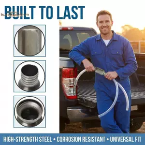 TRTR Dầu Nhiên Liệu Chuyển Chất Lỏng Đồng Siphon Bơm Hút Chắc Chắn Đầu Nối Chống Rò Rỉ Để Quản Lý Chất Lỏng Dễ Dàng VN