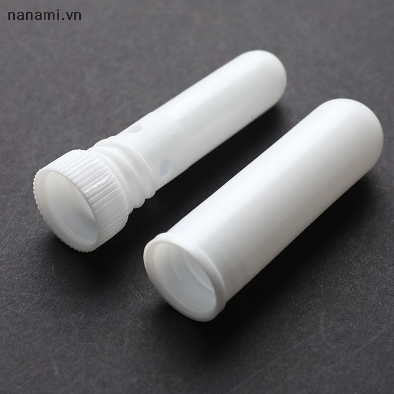 [nanami] 10 Ống hít bằng hương liệu Sti Ống hít mũi trắng rỗng [VN]