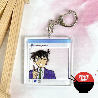 Móc khóa DETECTIVE CONAN ver KHUNG INSTA - Thám Tử Lừng Danh mica trong acrylic anime độc đáo
