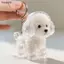 Bigapple Clear Puppy Hair Memorial Capsule Pet Fur Mặt dây chuyền Móc khóa Quà tặng lưu niệm RDG