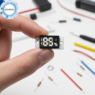 Ulovebsby Mô-đun kiểm tra điện áp pin di động cho pin 1S 2S 3S 4S Đèn báo mức chính xác Mini để giám sát nguồn điện DIY VN