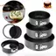 TRTR 6 Inch Springform Bánh Chảo Tròn Springform Nướng Chảo Loable Mousse Dụng Cụ Nướng Bánh Cho Gia Đình Sử Dụng VN