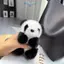 E-WOITD Gấu Trúc Nhỏ Sang Trọng Búp Bê Nữ Túi Đồ Trang Trí Dễ Thương Giả Lông chồn Gấu Trúc Móc Khóa Xe Dễ Thương Gấu Móc Chìa Khóa Xe Ô Tô Quà Tặng Thời Trang E-WOITD