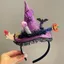 Băng đô mũ phù thủy Halloween 2025 phong cách mới, phụ kiện tóc cosplay dễ thương cho nữ, kẹp tóc dự tiệc 260504