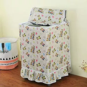 SANCHENGHLBY3949 Vỏ máy giặt Pulsator Mở nắp chống nắng chống thấm nước tự động Vỏ vải chống bụi Máy giặt trẻ em dày chống bụi