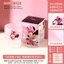 Ly cốc chân cao thủy tinh Mickey Disney dễ thương bộ ly cặp đôi bề mặt mờ nhạt phong cách sang trọng cao cấp làm quà tặng