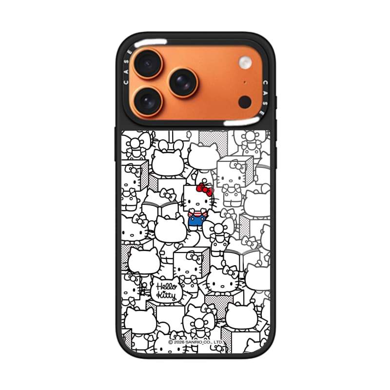 CASECASE X Hello Kitty Factory Case Chống Trầy Xước Từ Hút Kính Cho IPhone 17 Air 16 15 14 Pro Max Plus Ốp Lưng Cứng Có Hộp Khắc Logo