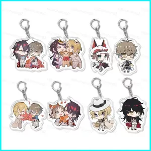 HT2 LUXIEM Móc Khóa Vox Luca Ike Mysta Shu Móc Khóa Anime NIJSANJI Túi Mặt Dây Chuyền Móc Chìa Khóa Dễ Thương Quà Tặng TH2