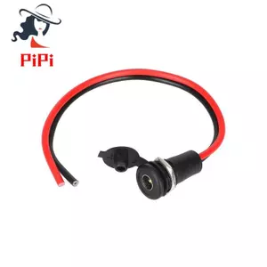 Đầu nối hàn với cáp Xe tay ga điện 5.5x2.1mm Cổng sạc Ổ cắm điện Bảng điều khiển gắn