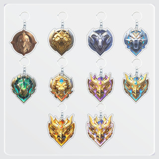 GILAN Gantungan Kunci Keychain Akrilik Tier MLBB Mobile Legend Gantungan Tas Dompet Aksesoris