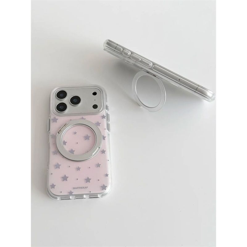 Toàn Màn Hình Ngôi Sao 360 Xoay Giá Đỡ Thích Hợp Cho iPhone17PROMAX Ốp Điện Thoại Phong Cách Mới 16 / 15 / 14 Niche