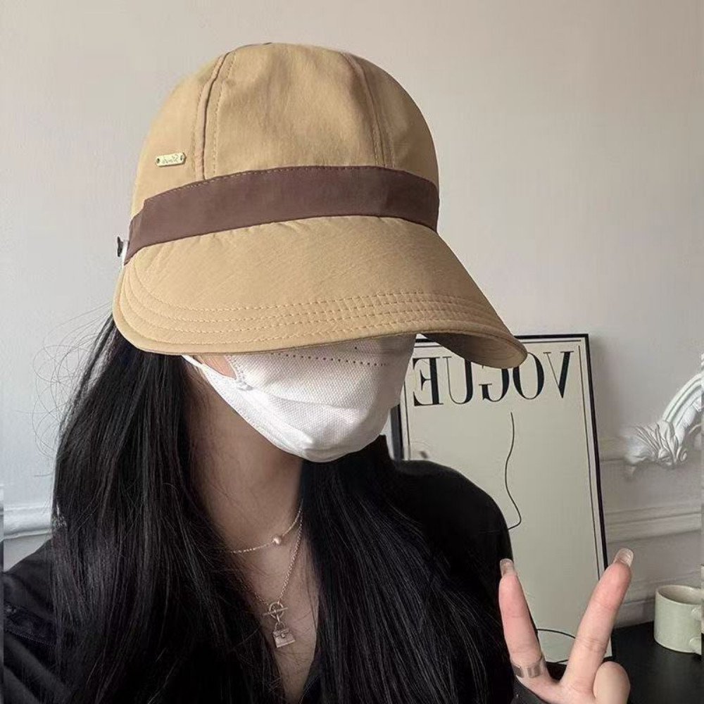 Mũ Bucket Nữ Vành Rộng Chống UV 99%, Nón Chống Nắng Phối Viền Hàn Quốc Form Đứng Thời Trang