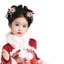 Bé Gái Hanfu Tóc Giả Phong Cách Cổ Một Mảnh Trẻ Em Tóc Giả Túi Cổ Trang Phục Hàng Ngày Bun Tạo Kiểu Tóc Cuộn Dây Mũ Năm Mới