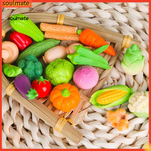 Linh hồn| Nhựa Trang Trí Các Bức Tượng Nhựa Mini Các Bức Tượng Nhỏ Thực Tế Cà Chua Giả Cà Rốt Cho Đồ Thủ Công Tự Làm Bánh Toppers Nhà Búp Bê Nhà Bếp Cho Southeas