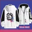 YB1 Honkai Star Rail Bạc Sói Vẽ Tay Áo Khoác Áo Khoác Tùy Chỉnh Cá Tính Full Zip Áo BY1