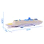 < Pluscloth > Đồ chơi tàu du lịch bằng điện Ocean Liner Mô hình giáo dục trẻ em nhấp nháy âm nhạc
