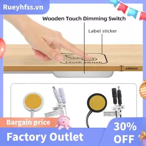 Bảng gỗ LED Cảm biến cảm ứng Công tắc điều chỉnh độ sáng Công tắc ẩn Công tắc cảm ứng cho dải đèn LED