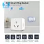 Bộ chuyển đổi ổ cắm thông minh Zigbee Tuya Ứng dụng cuộc sống thông minh Điều khiển không dây Chức năng giám sát nguồn thời gian Aleax Outlet AU-Plug