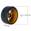 4 Cho MJX Hyper go 1 / 14 14301 14302 Wltoys 1 / 12 1 / 14 1 / 18 Bánh Xe Kim Loại Trung Tâm Nâng Cấp Bánh Xe 12mm Adapter M3 Đai Ốc RC Lốp Xe Ô Tô