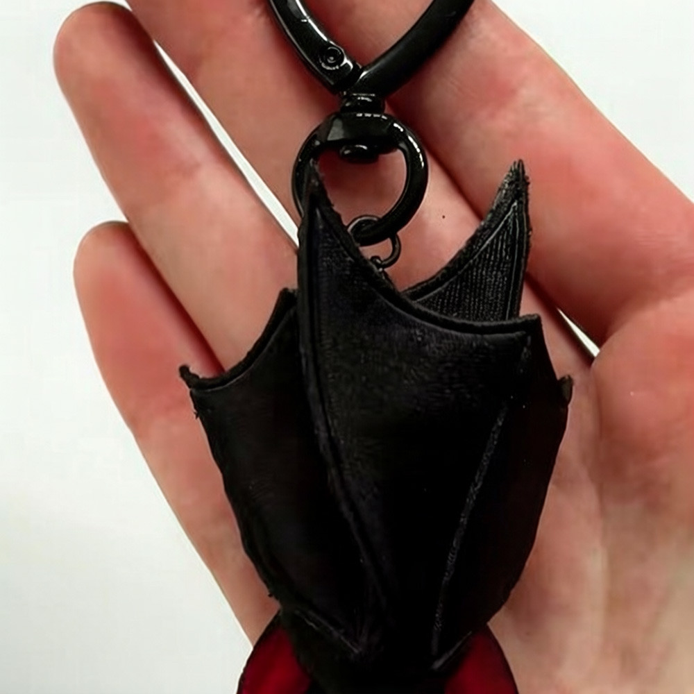 Bat Plushie Móc Treo Túi Ma Cà Rồng Dễ Thương Quyến Rũ Phong Cách Gothic Móc Khóa Quà Tặng Ngày Lễ
