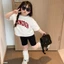 Sét Bé Gái HỌA TIẾT CÚN TRÁI TIM QC72 K.Kid Bộ Mùa Hè Chất Liệu Cotton Size 8-20kg M99