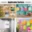 10-40 Kẹp Acrylic Trong Suốt - Văn Phòng Phẩm Sinh Viên - Để Viết Nhật Ký, Giấy Thi - Kẹp Lò Xo Nhựa Mini - Có Thể Tái Sử Dụng, Tự Dính / Miễn Phí Giao Hàng