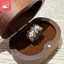 Tính khí thời trang bạc chải rỗng ren zircon cá tính đa năng có thể điều chỉnh nhẫn nữ