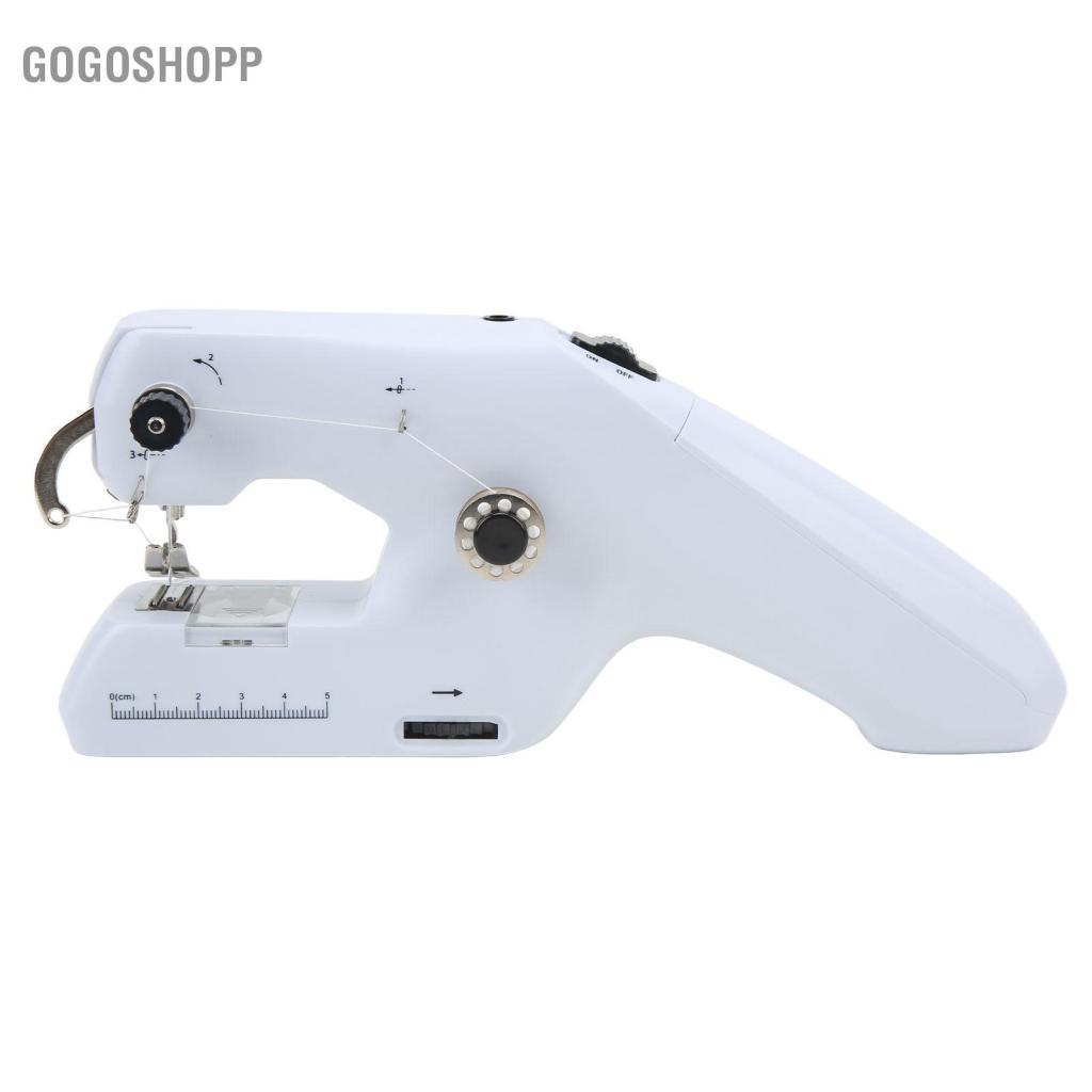 Gogoshopp Máy may mini chạy điện cầm tay gogoshopp HEEPDD Thiết kế đường kép với kéo Cuộn chỉ để sửa nhanh các dự án DIY cho người mới bắt đầu