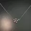 Tính khí cổ điển hoa anh đào ngọt ngào zircon pha lê cá tính và đa năng Vòng cổ nữ