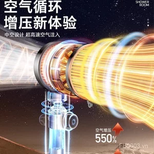 Đầu vòi hoa sen áp lực Đầu vòi hoa sen gia đình Bộ vòi hoa sen tắm Yuba Vòi siêu áp WCUY