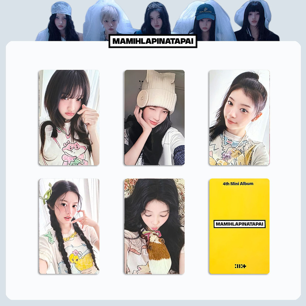 Kpop Thần Tượng ILLIT MAMAHLAPINATAPA Album Thẻ Nhỏ Phiên Bản Đặc