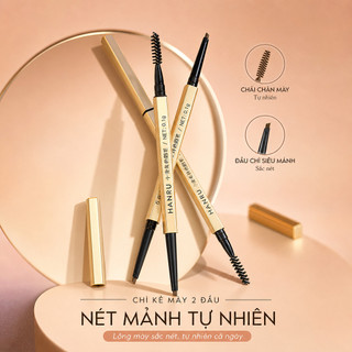 Bút kẻ lông mày hai đầu chống nước, đầu cọ siêu mảnh, lông mày tự nhiên mờ ảo, lâu trôi, chống lem