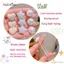 AqToCna 10 Cái / bộ Dây Buộc Tóc Dễ Thương Cho Trẻ Em Ngôi Sao Trái Tim Ngọc Trai Quyến Rũ Công Chúa Cô Gái Dây Cao Su Co Giãn Đuôi Ngựa Mũ Phụ Kiện Tóc AqToCna