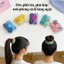 Bộ Dây Buộc Tóc Vải Mềm, Dây Thun Tóc Không đau đầu, Nhiều Màu Pastel, Gói 50 Chiếc
