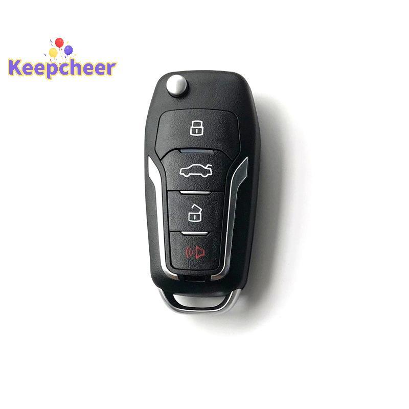 [Keepcheer] Chìa khóa điều khiển từ xa ô tô 433 MHz Điện thông minh Thay thế cửa nhà để xe Nhân bản Sao chép từ xa 4 Channe Mới