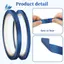 8 Cuộn Băng Họa Sĩ Xanh, Băng Họa Sĩ Mỏng Rộng 0,11 Inch, 0,27 Inch Và Băng Họa Sĩ Xanh Để Vẽ Tranh, Viền