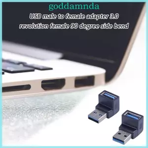 GODD USB3 0 Nam Nữ Góc Phải Adapter An Toàn Cho Nhiều Thiết Bị Kết Nối