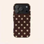 Chấm bi màu be đơn giản cổ điển Thích hợp cho iPhone17 17Pro 16 15 13 XR 13mini 8PLUS Vỏ điện thoại chống sốc hai lớp Vỏ bảo vệ toàn diện bóng