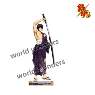 Mô hình Standee Gintama Gintoki Hijikata Okita Katsura Takasugi Acrylic Anime Linh Hồn Bạc decor bàn học quà tặng cực