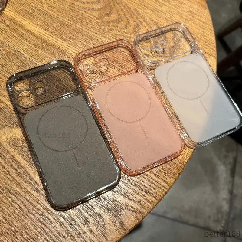 Ốp Lưng Trong Suốt Từ Tính Cho IPhone 17 16 15 14 13 12 Pro Max Bảo Vệ Camera Siêu Mỏng Chống Sốc Thời Trang