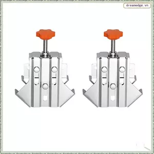Kẹp góc phải bằng thép không gỉ để chế biến gỗ, rỉ sét & ăn mòn Kẹp góc 90 độ có thể điều chỉnh Dễ dàng lắp đặt 2 chiếc