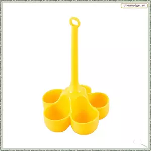 Nồi Trứng Silicon 5 Lỗ Khay Trứng Hấp Chịu Nhiệt Độ Cao Cấp Thực Phẩm Bổ Sung Dụng Cụ Thực Phẩm 1 Chiếc Silica Gel Vàng