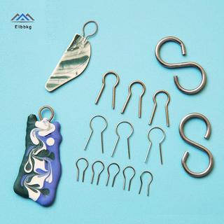 ELBBKG 50 / 100 Chiếc Chịu Nhiệt Độ Cao Dây Vonfram Treo Bắn Móc Nhảy Nhẫn Đồ Gốm Vật Trang Trí Móc Treo Đồ Gốm Vòng Treo Mới