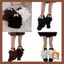 Li Lông Chân Có Nơ Giọng Cho Nữ Ấm Áp Fuzzy Sang Trọng Tầng Ruffle Chân Ấm Tất Cho Thời Tiết Lạnh Outfi