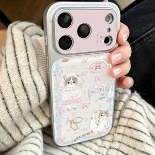 Phấn nền đáng yêu Đối với iPhone 17/16Pro Corning Shell Dán da đơn giản mới