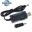 CP99 - Bộ chuyển đổi USB Boost DC 5V sang 9V 12V Cáp chuyển đổi tăng cường USB + Bộ kết nối 3,5x1,35mm để cấp Bộ sạc
