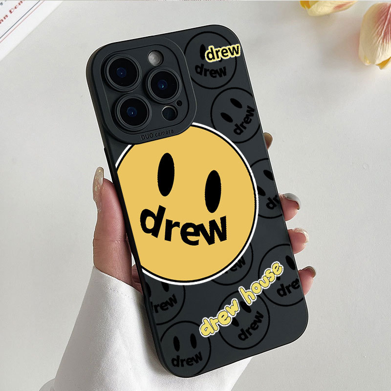 Ốp lưng iPhone họa tiết Drew silicone lỏng mềm mạidành cho iPhone X/XS/XR/11/12/13/14/15/16/17/Plus/Air/Pro/Max