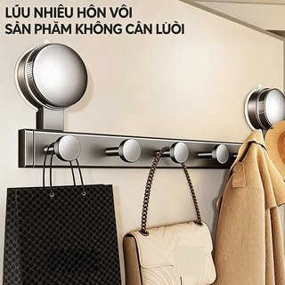 Móc cửa chân không Móc treo quần áo Chịu tải mạnh Dễ dàng lắp đặt Không cần khoan Phòng tắm Nhà bếp